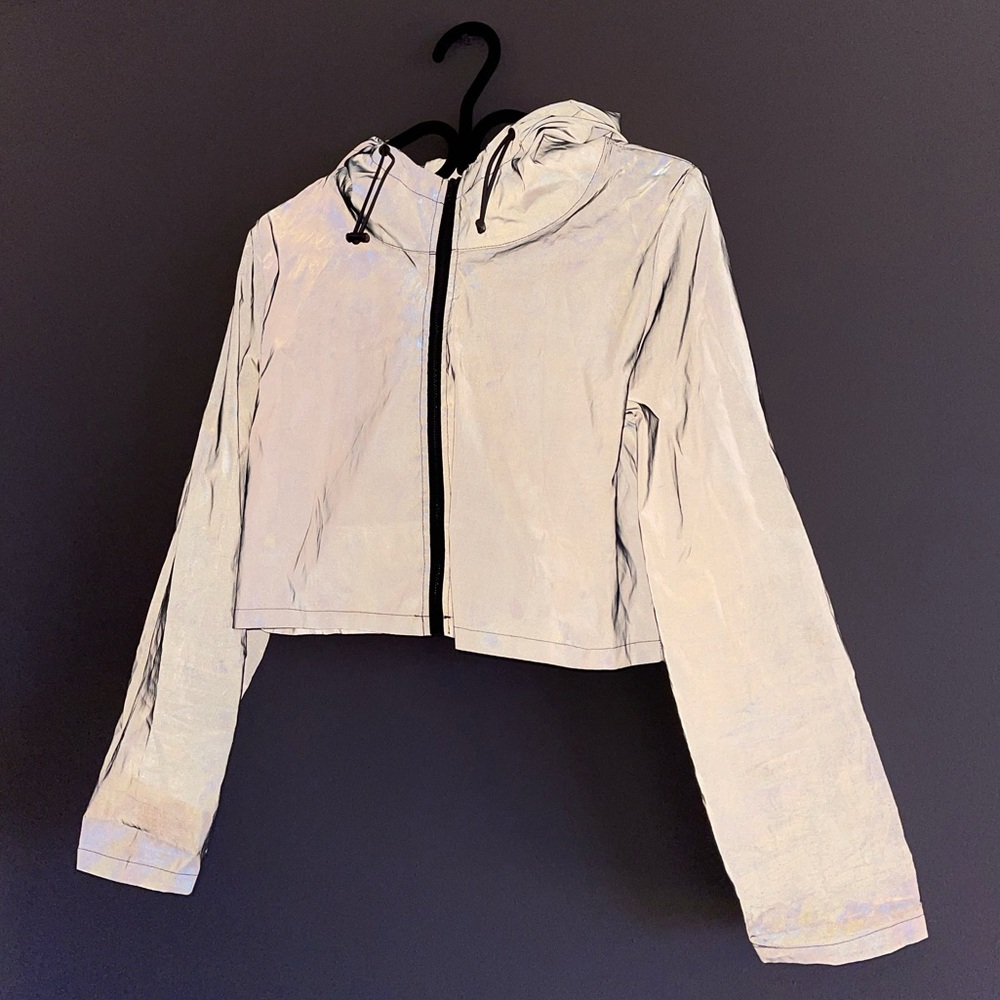 Reflective Zip-up Hoodie